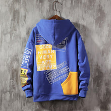 Load image into Gallery viewer, Patchwork Hoodie Sweatshirt