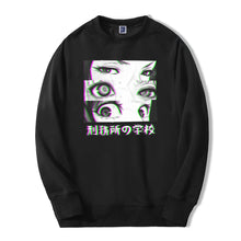 Load image into Gallery viewer, Japan Anime Prison School Eyes Sad Men Sweatshirt Hoodies
