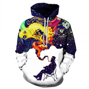 3d Sweatshirts Print Spilled Milk Space Galaxy