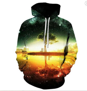 Space Galaxy Hoodies Sweatshirt Hooded 3d Brand