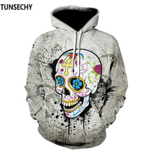 Load image into Gallery viewer, Skull 3D Digital printing Hoodies Sweatshirt