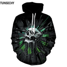 Load image into Gallery viewer, Skull 3D Digital printing Hoodies Sweatshirt